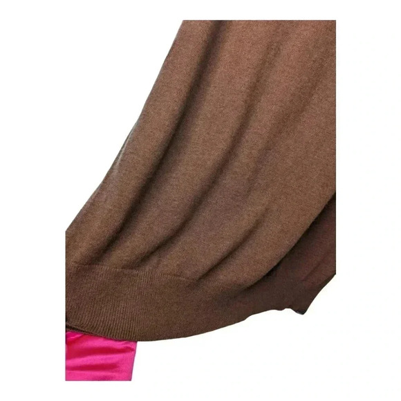 Eddie Bauer Medium Merino Wool Blend Mens Stretchy Crewneck Tan Brown Sweater - Picture 3 of 12